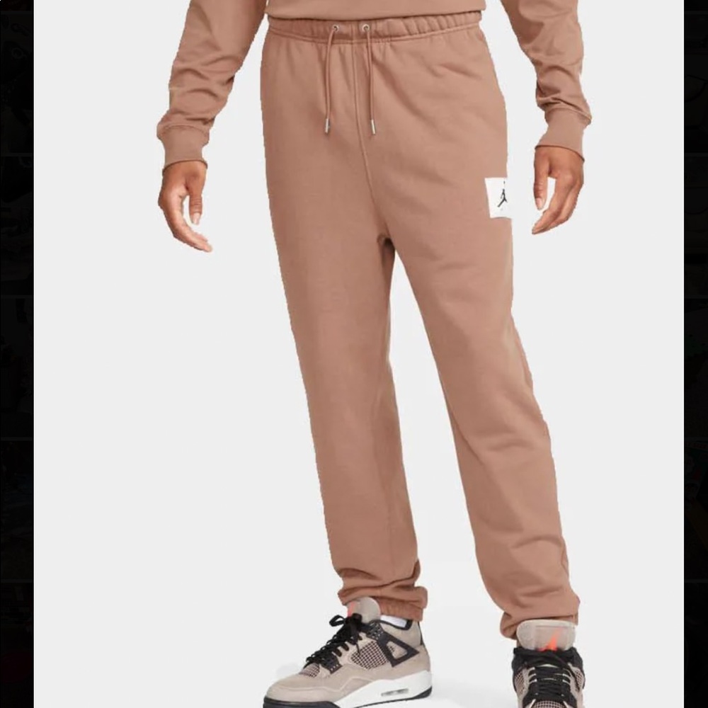 New Nike Air Jordan Men's Flight Essential Statement Joggers-Archaeo Brown. NWT!
